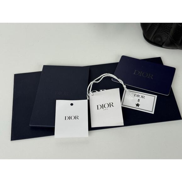 Christian Dior Black Gravity And Grained Leather Daily Backpack With Flap - Picture 10 of 16